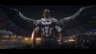 Sam(The Falcon) New Gear Takes Hit From Helicopter S1 Ep6 The Falcon And The Winter Soldier