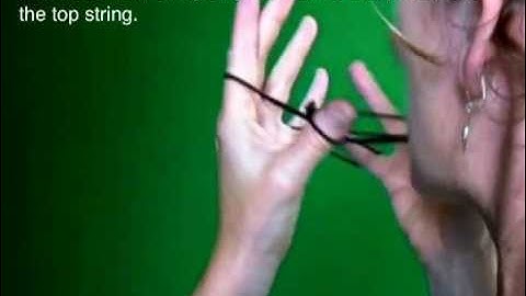 How to String games: how to turn a cup & saucer string figure into an Eiffel Tower