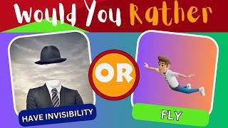 would you rather | superpowers Edition🦸‍♀️🦸‍♂️ | Quiz Pedia