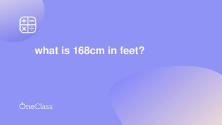 what is 168cm in feet?