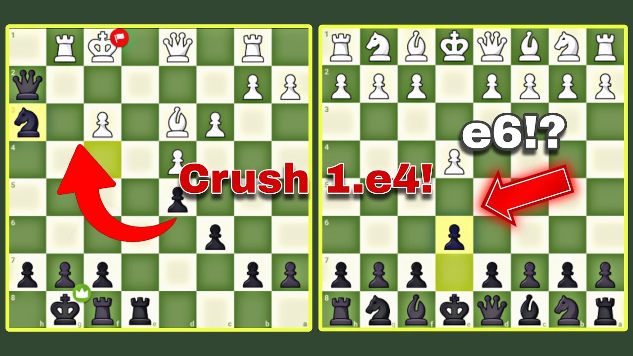 How to CRUSH 1.e4 with the French Defense! - YouTube