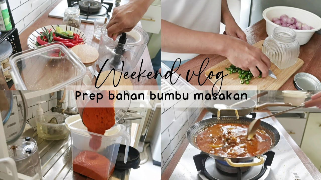 Weekend vlog || restock bahan bumbu masakan || masak lunch and dinner