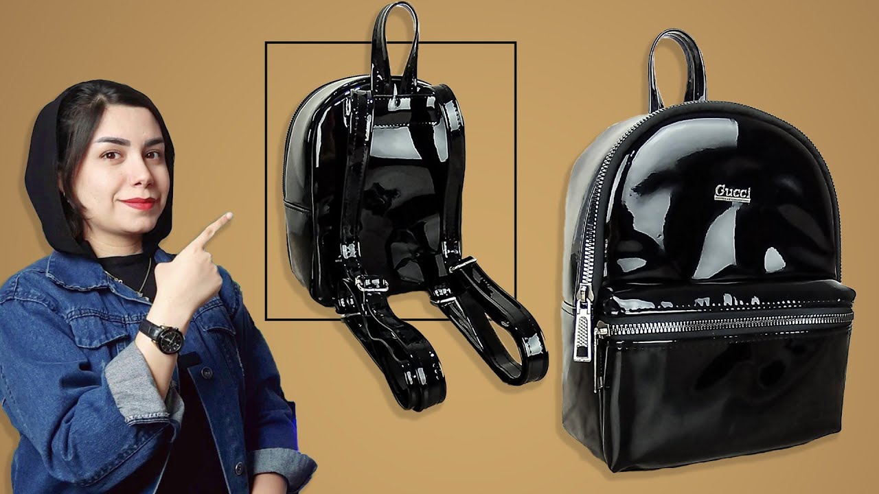 آموزش کوله پشتی چرمی  (Mini bag pack)