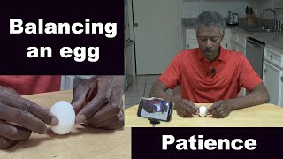 Balance an egg on the equinox, or any day