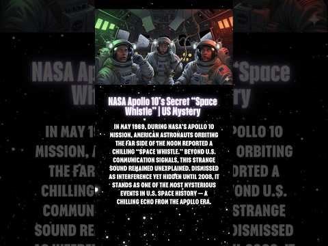 NASA Apollo 10 S Secret Space Whistle US Mystery