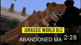 Jurassic world abandoned map!! Minecraft!!! #firstevervideo #minecraft screenshot 1
