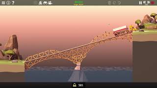 Poly Bridge 2 Challenge Levels : Level 3-05 Solution