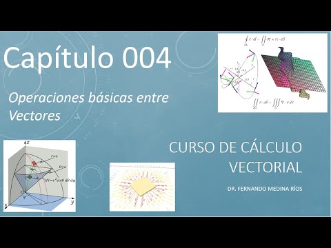 Operaciones Básicas entre Vectores (Cálculo Vectorial Cap. 004)
