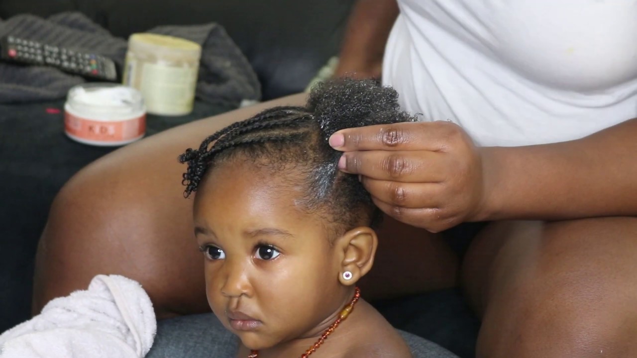 EASY STYLING FOR BABIES & TODDLERS NATURAL HAIR|| AFRO BABY|| GHANAIAN BABY  HAIR STYLING - YouTube