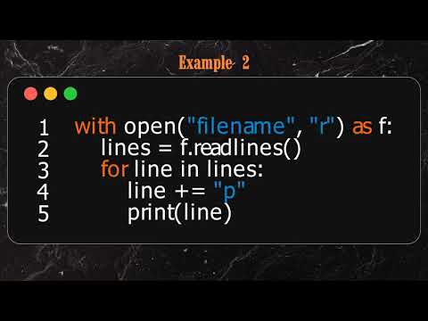 Python Snippets 02: