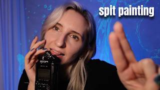 Je retente une vidéo ASMR 100% SP*T PAINTING (bruits de bouche) 