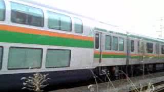 横コツE02+E52編成 出場後公式試運転①