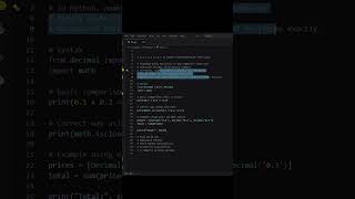 Why Python Says 0.1 + 0.2 ≠ 0.3 🤯 (Floating Point Explained) #hitcodear #coding #python Python Bug?