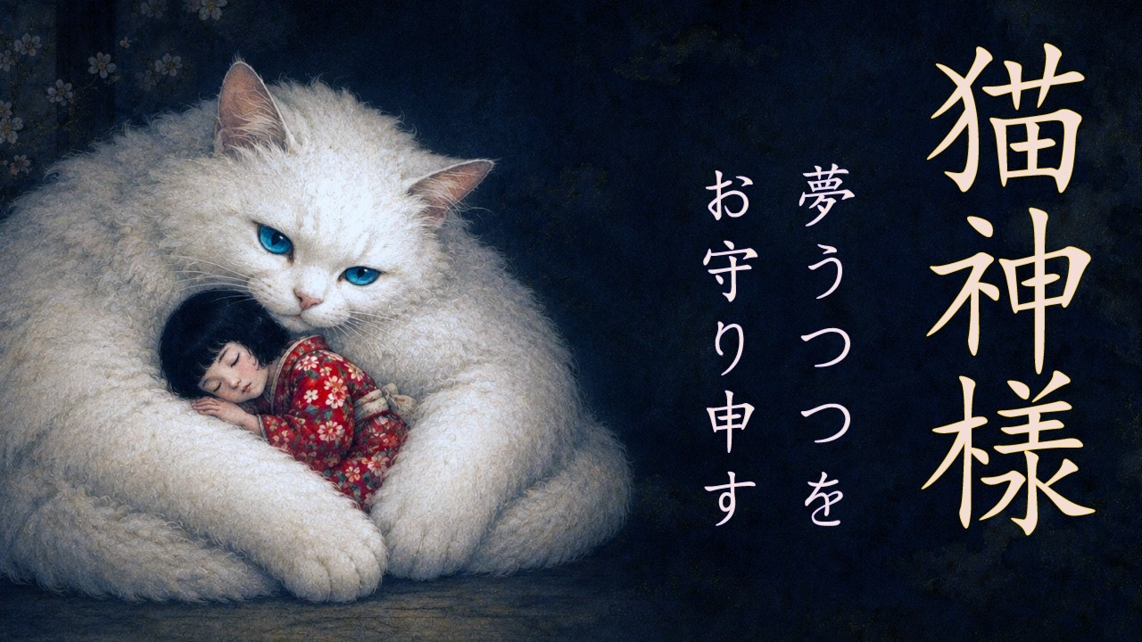 【猫神様の祈り唄】家に溜まった邪気を祓う│福を招く守り神｜厄除け