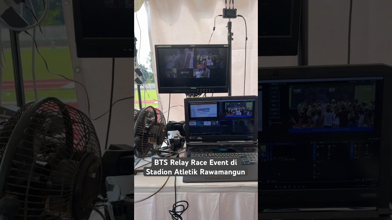 BTS Relay Race Event at Stadion Atletik Rawamangun.