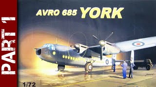 Tiny Flying Legends - Building an Avro York for a Duxford diorama (Mach 2 1/72 scale model)