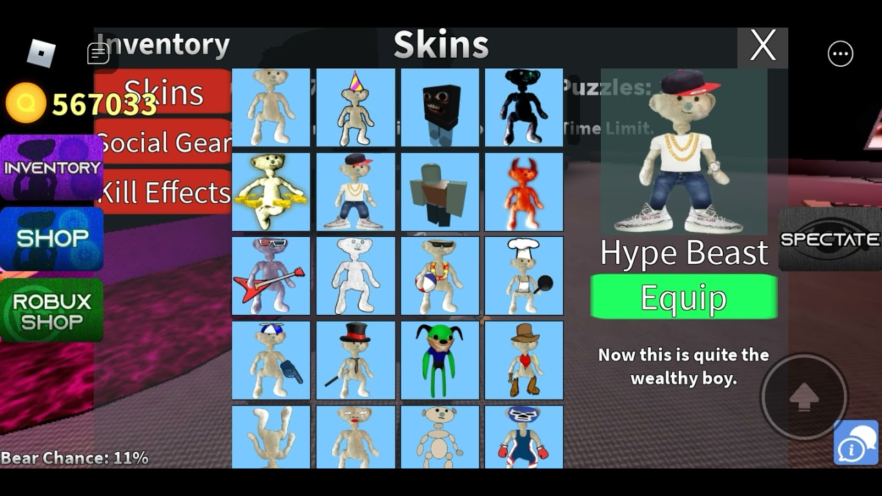 My Bear (Alpha) inventory weeks before the deluxe update - YouTube