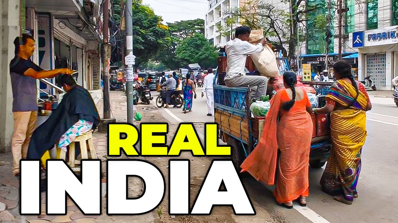 🇮🇳 Жизнь в Индии 2025 | Улицы, Люди и Повседневная Жизнь в 4K