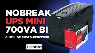 TS Shara Nobreak Mini 700VA Entrada Bivolt Saída 115V 4+2T - 4575