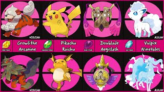 EVERY POKEMON WHO NEED EVOLUTION STONE TO EVOLVE Guide