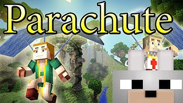 Minecraft Mods - Parachute 1.3.2 Review and Tutorial