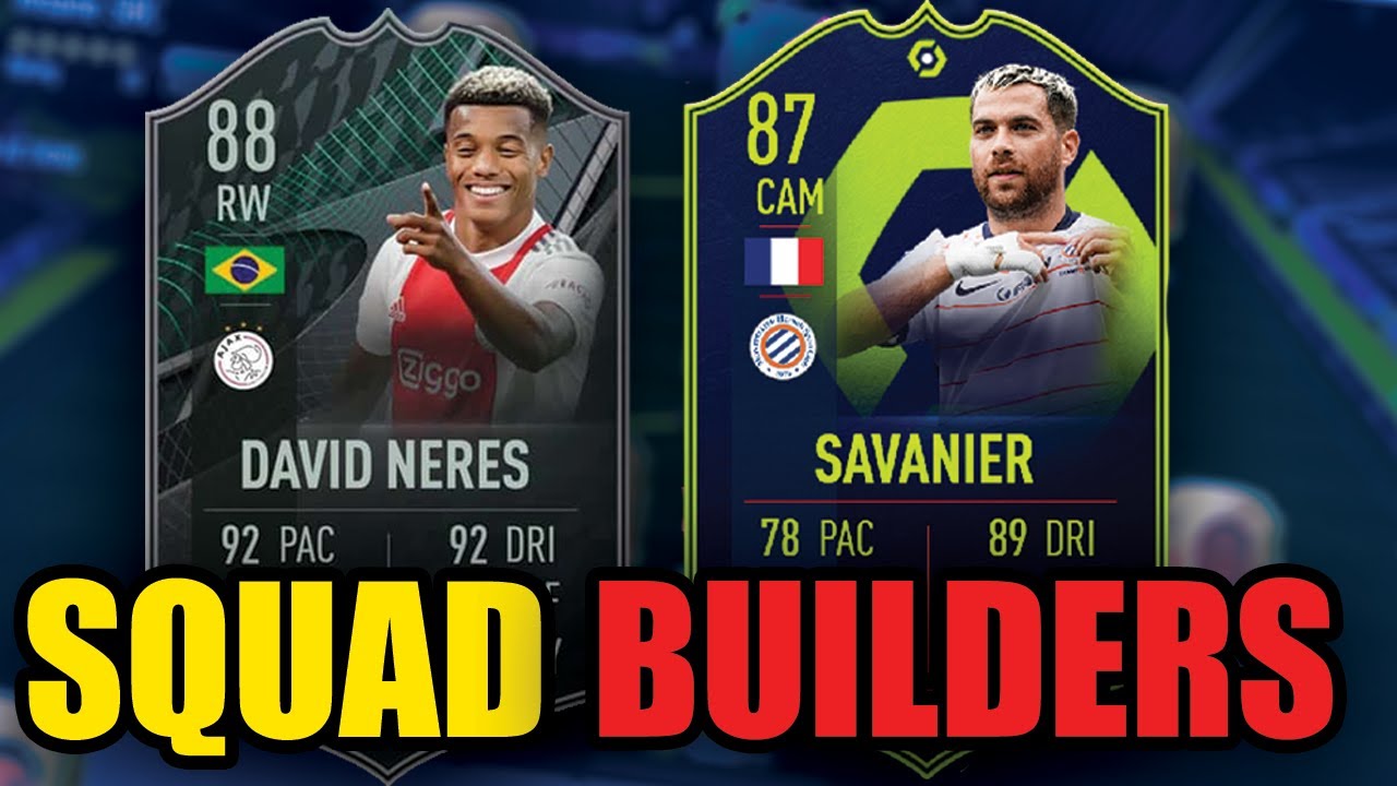 OUTRAGEOUS FIFA 22 88 DAVID NERES AND 87  POTM SAVANIER 700K AND 150K SQUAD BUILDERS!!!!!!