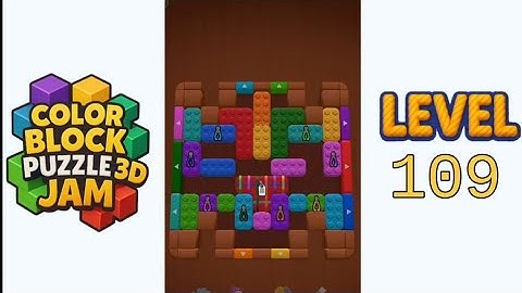 Color Block Puzzle 3D Jam Level 109 Walkthrough Solution
