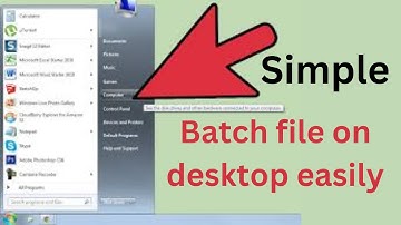 How to Create a Simple Batch File In Windows 10/8/7