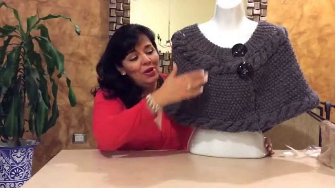 😍 Cómo Tejer este Poncho de 2 Trenzas - En Dos Agujas Muy Fácil y Rápido - Yo Tejo con Laura Cepeda😍