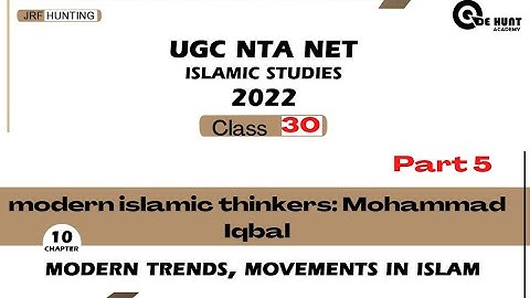 Muhammad Iqbal: muslim modern thinker