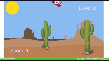 Tin Can Shooting Game