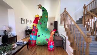2023 Sam’s Club 10ft Gemmy Airblown Inflatable Grinch Tree Scene Review!