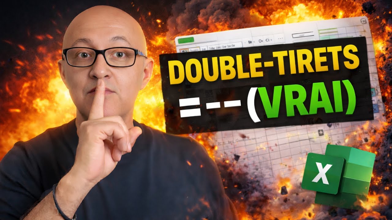 Le Secret des Double-Tirets Excel qui Explose Tes Formules