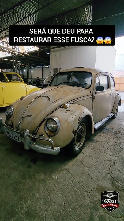 O REVIVENDO UM FUSCA! Veja o passo a passo da restauração até a pintura do Fusca 1968! 😱