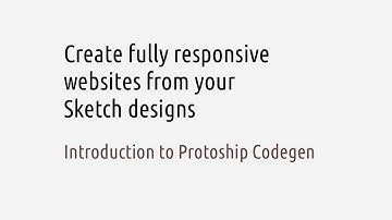 Introduction to Protoship Codegen - Sketch designs to HTML & CSS