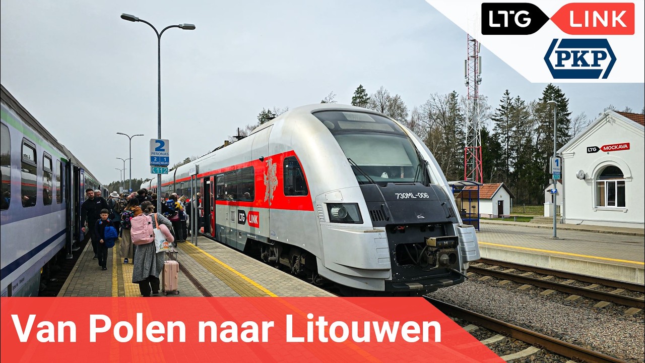 Van WARSCHAU naar VILNIUS met de TREIN | Polen - Litouwen 🇵🇱 🇱🇹 #BartVlog