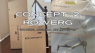 A CONCEPT 2 ROWERG unboxing