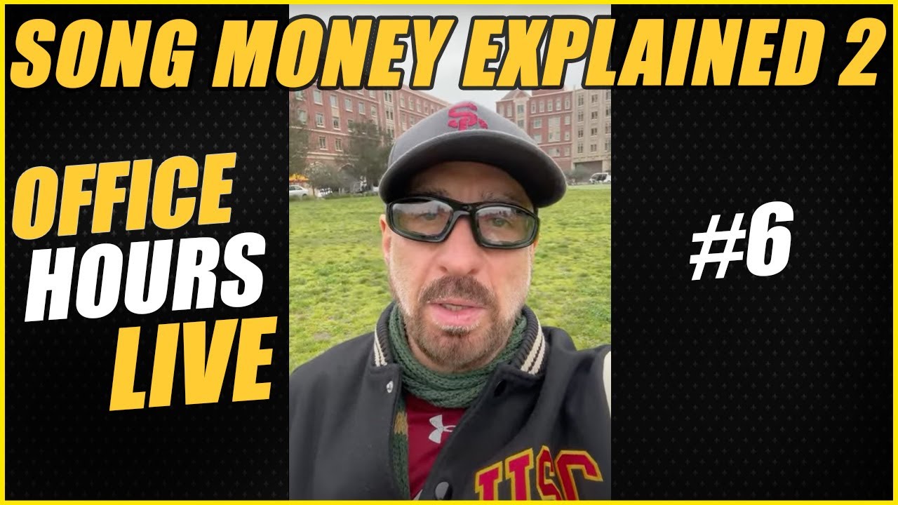 Music Business Education Live - Professor Bobby Borg  Explains  Song Money (Part 2)
