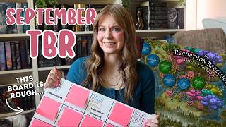 the fullest board ever? | readathon rebellion and september tbr game!