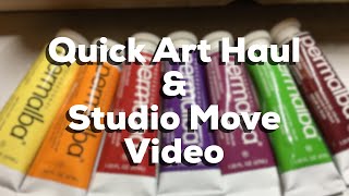 Art Haul/Studio Move