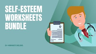 Self-Esteem Worksheets Bundle | Editable / Fillable / Printable PDF Templates