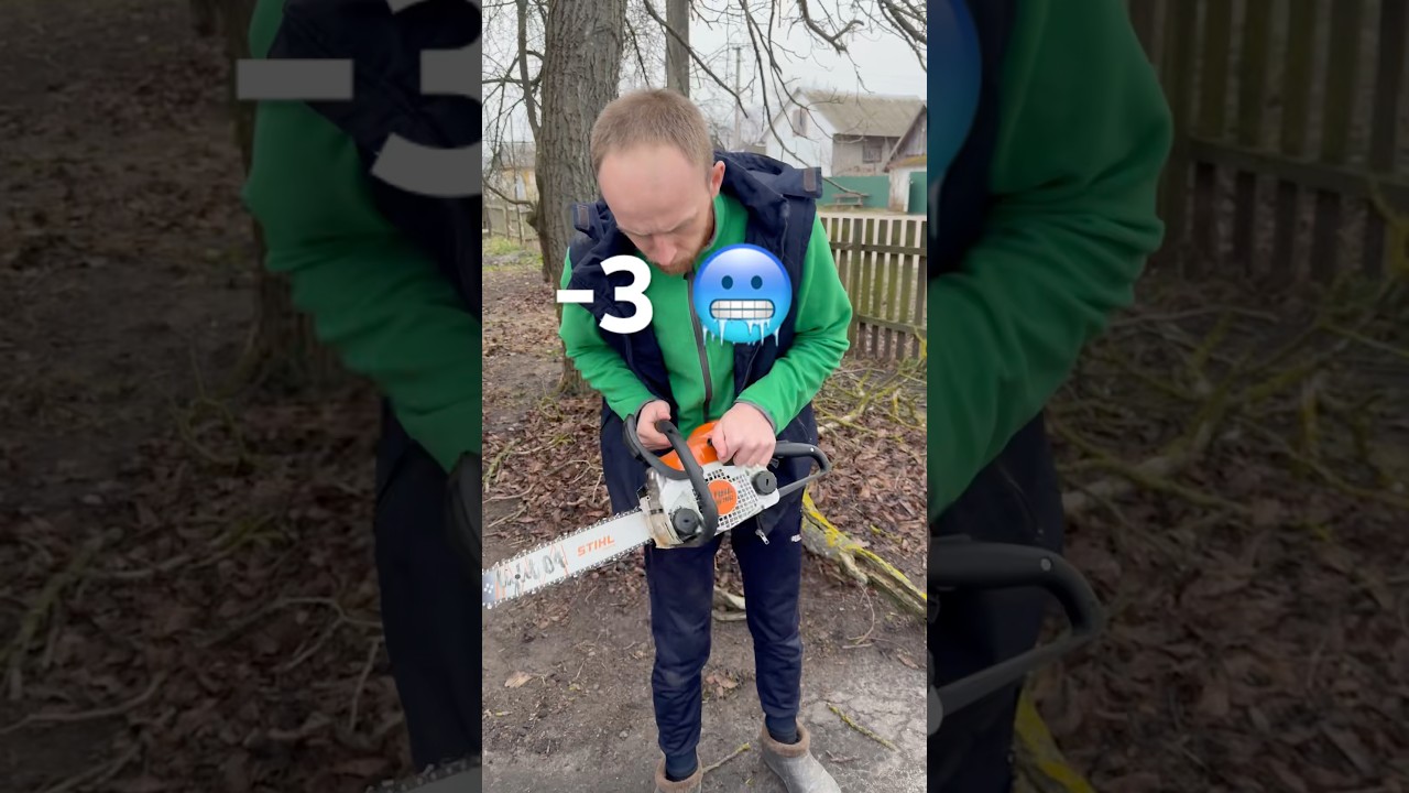 Cold-Start STIHL MS 361 Chainsaw Challenge, Winter's Ultimate Test