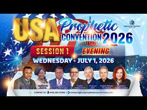 USA Prophetic Convention 2026 | Session 1 || Dr Arome Osayi || Maryland || 1st July 2026
