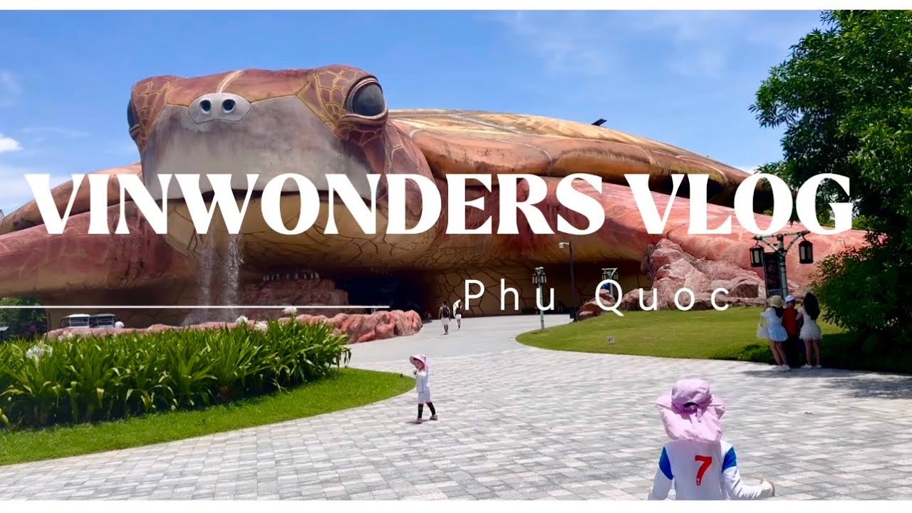 🌈 베트남 푸꾸옥 가족여행 VLog 4 🏰🎡 - 빈원더스 / 놀이공원/딥씨레스토랑/상어레스토랑/즈엉동야시장