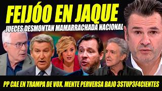 FEIJÓO EN JAQUE. BESTIAL DESMONTADA A PRIORIDAD NACIONAL: MAMARRACHADA ILEGAL. DREAM TEAM DE JUECES