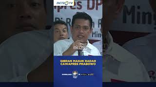 Gibran Masuk Radar Cawapres Prabowo #shorts