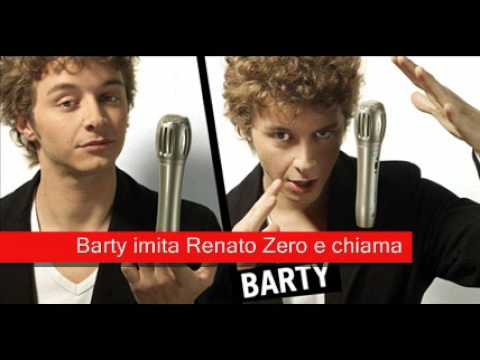 Barty imita Renato Zero e chiama la macelleria di ...