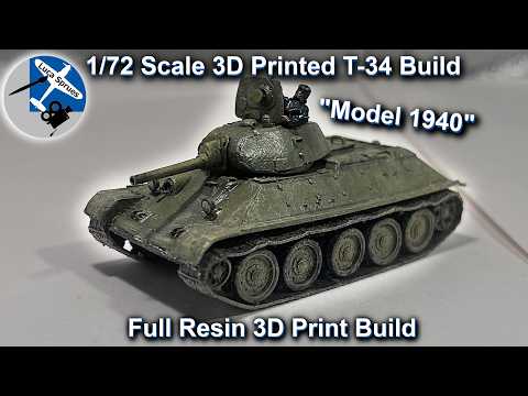 I Designed & Built My Own 3D Printed T-34 Model 1940 Tank | Full 1