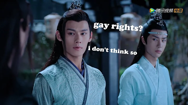Jiang Cheng being done with wangxian for 5 minutes...