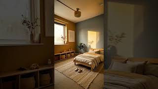 Small bedroom, big transformation 🤍Would you sleep here?